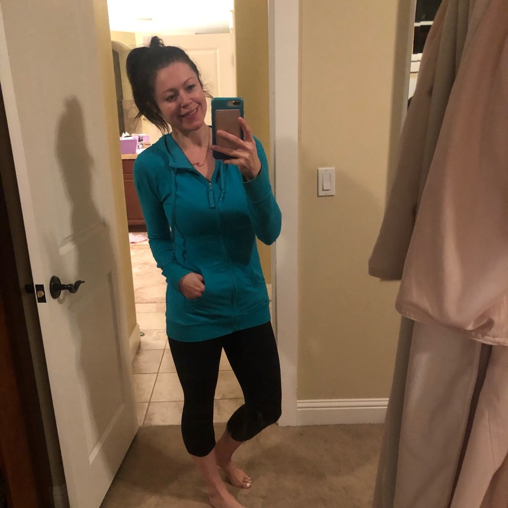 Turquoise Lucy hoodie